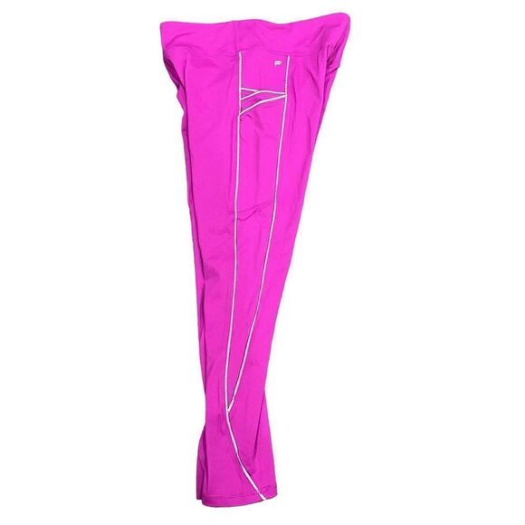 Fabletics Trinity Mid-Rise Pocket 7/8 Orchid Purple leggings running Size Large - Picture 3 of 9